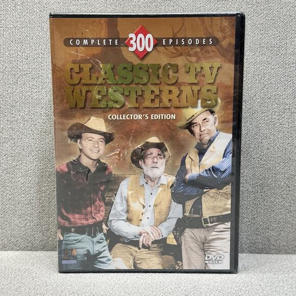 Classic TV Westerns - Collectors Edition (DVD, 2008, 24-Disc Set) 300 NEW SEALED - Picture 1 of 6